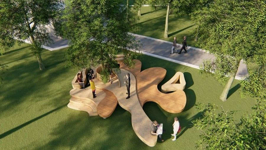 Благоустройство парка ДГТУ им. Леонида Васильевича Красниченко